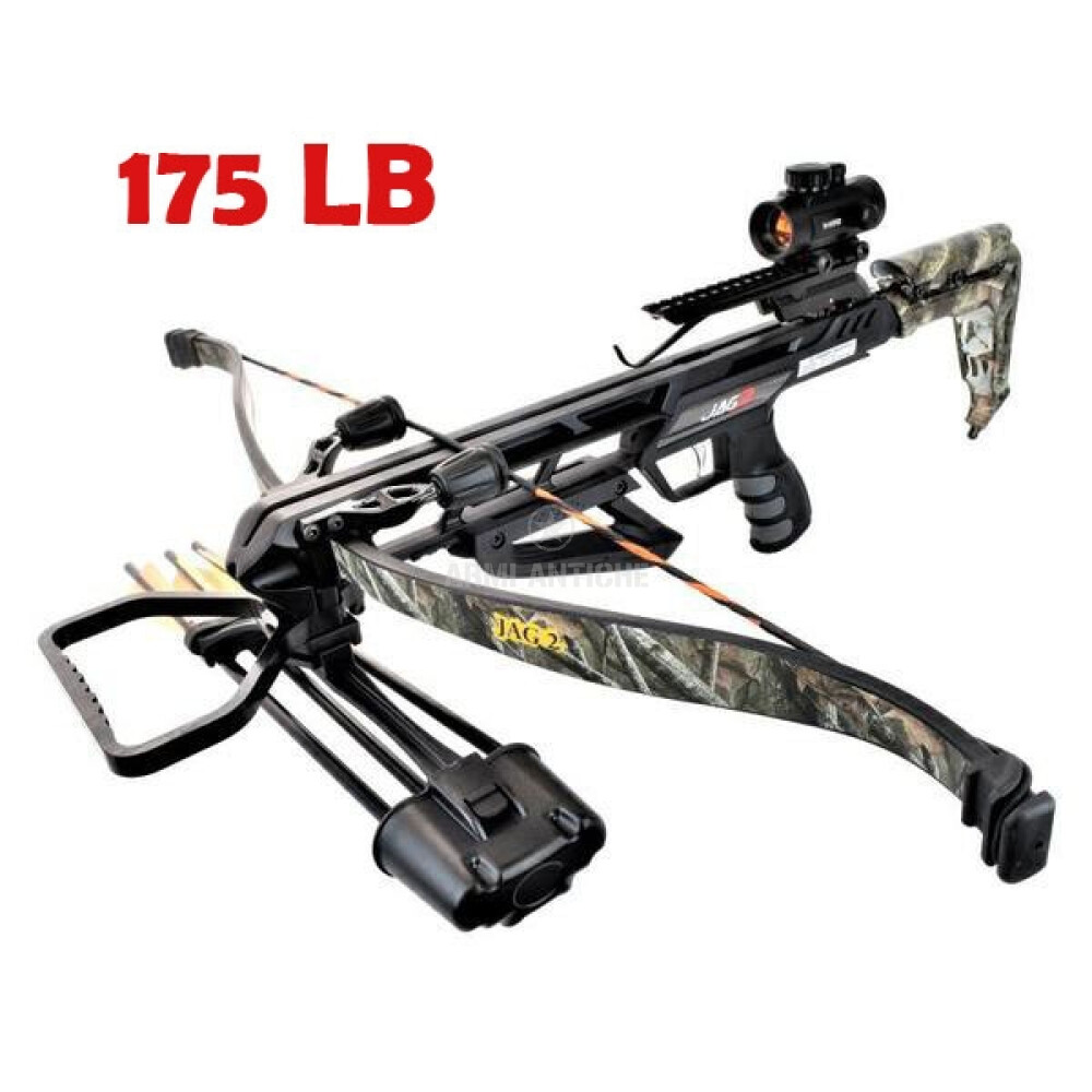 Balestra sportiva jaguar ii pro camo 175 libbre con red dot